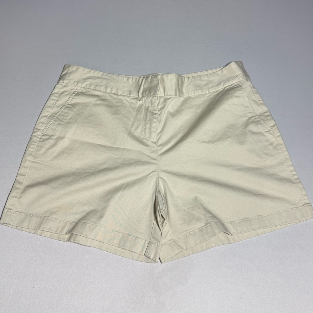Vineyard Vines Chino Shorts Women's 14 Off-White Cream